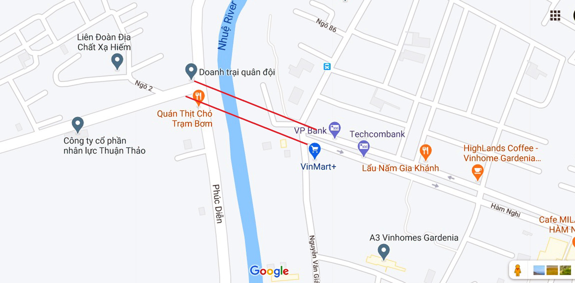 quy hoạch đường Nguyễn Văn Giáp